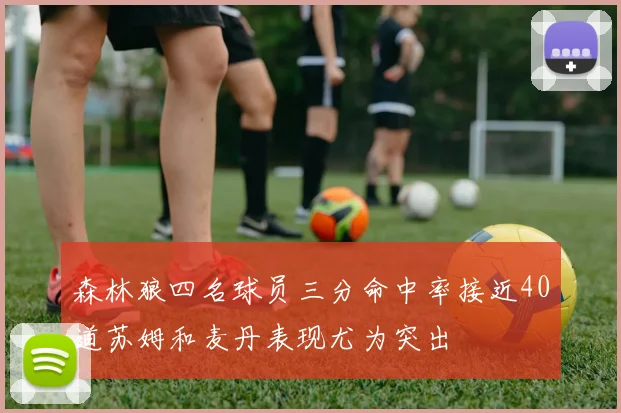 森林狼四名球员三分命中率接近40道苏姆和麦丹表现尤为突出